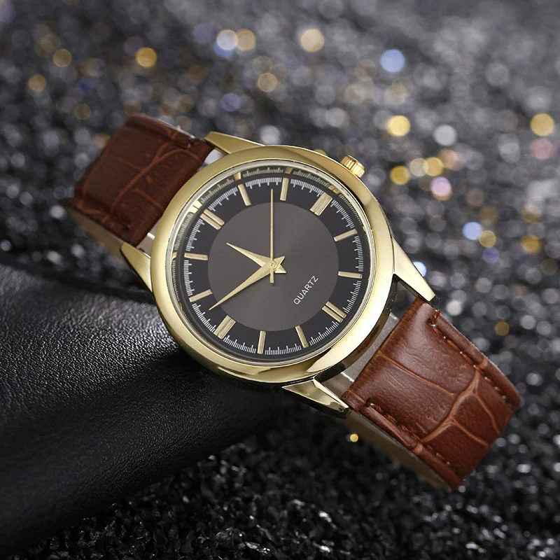 Business Men's Quartz Watch Alloy Case Stainless Steel Clasp - Image 5