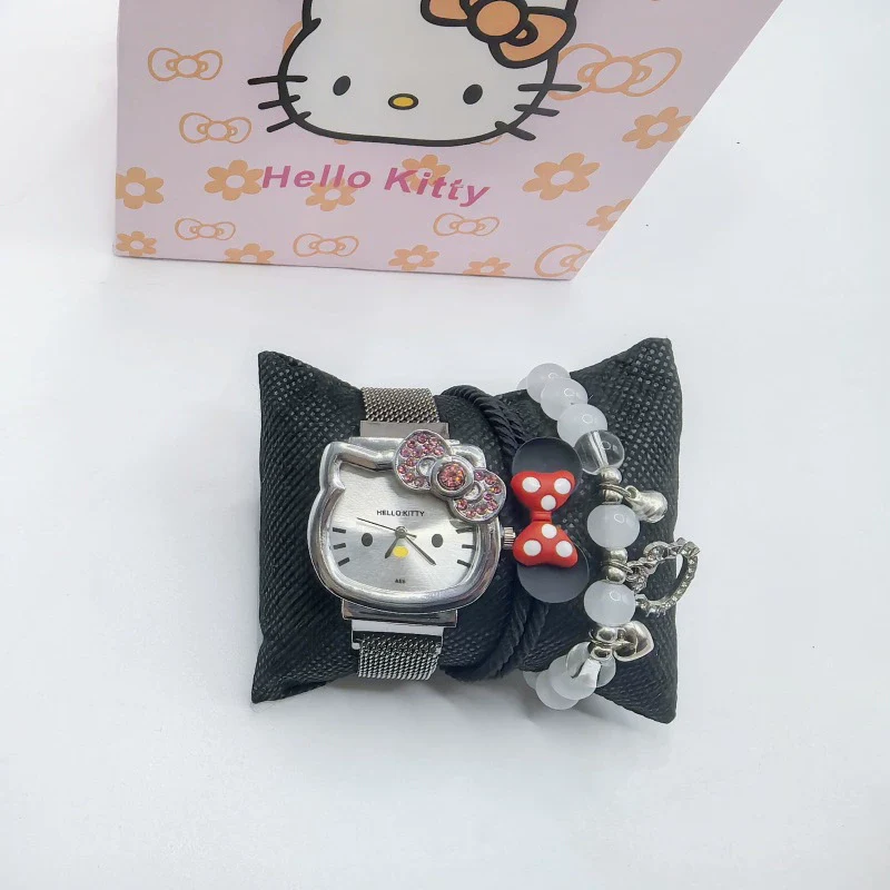 Cartoon Style Alloy Case Milan Ribbon Strap Magnetic Buckle Universal Watch With Cartoon Shape Dial - Image 6