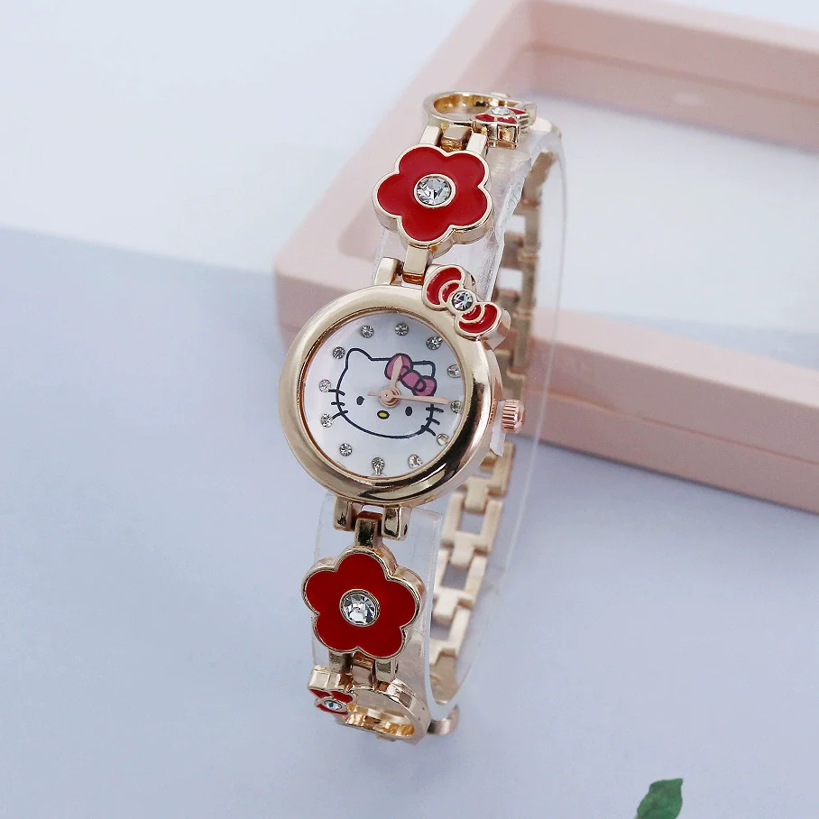 Cartoon Style Alloy Women's Diamond Bracelet Watch Jewelry