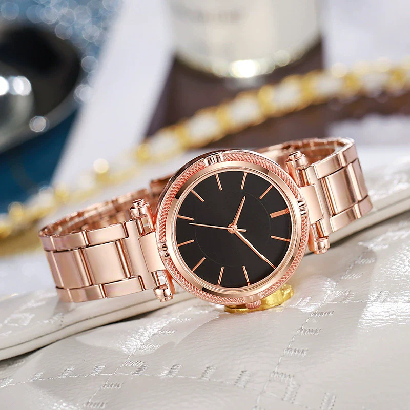 Casual Universal Quartz Watch With Alloy Case Iron Band And Round Dial - Image 2