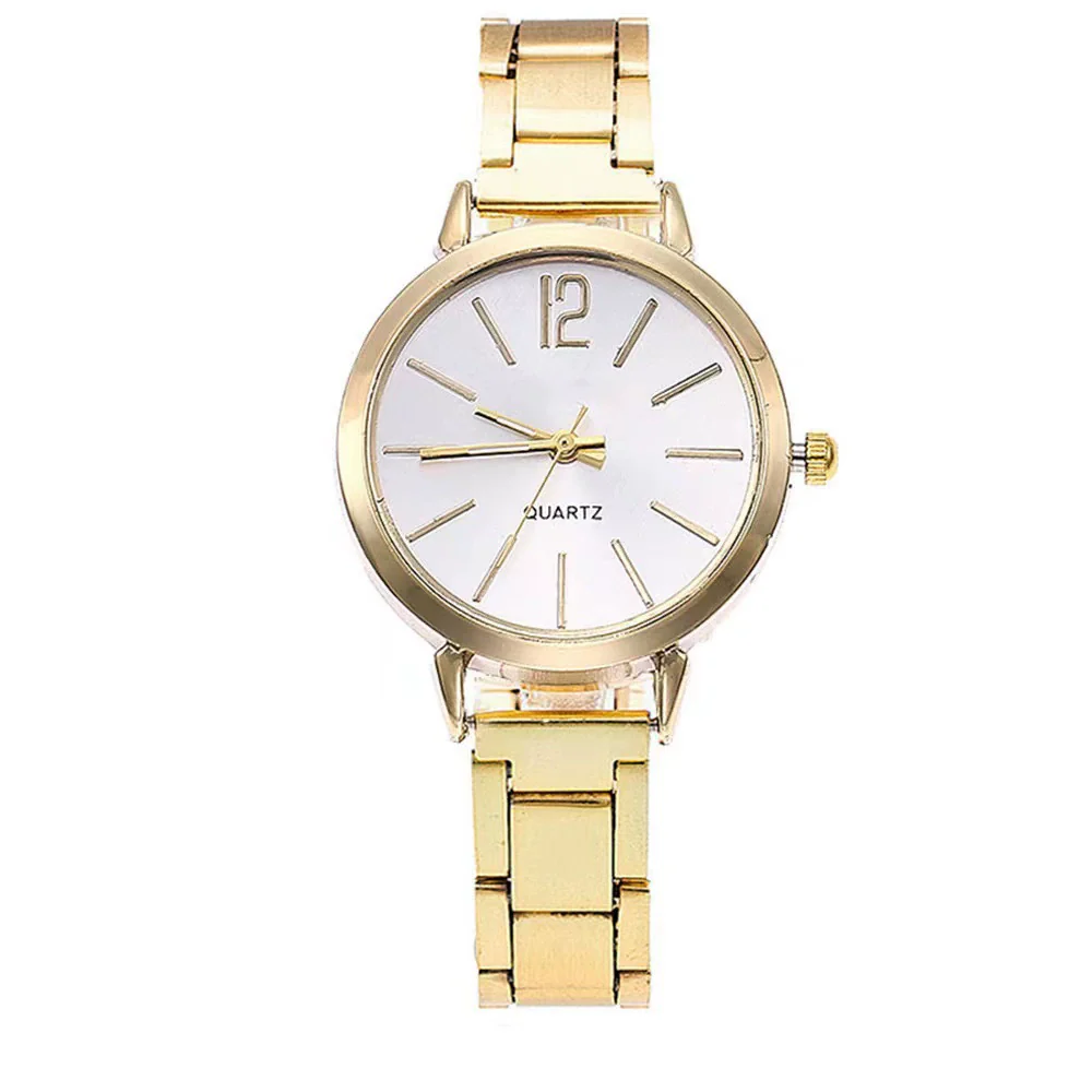 Casual Universal Quartz Watch With Plastic Case Iron Belt And Stainless Steel Buckle Round Dial - Image 7