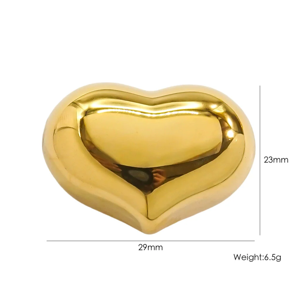 Classic Hollow Love Crossperforated Stainless Steel Jewelry Accessories Pendant For Necklace And Bracelet With Electroplating Treatment - Image 6