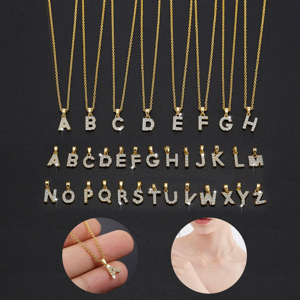 Clavicle Necklace Ecofriendly Brass With Letters Numbers Text Pattern And Diamond Styling