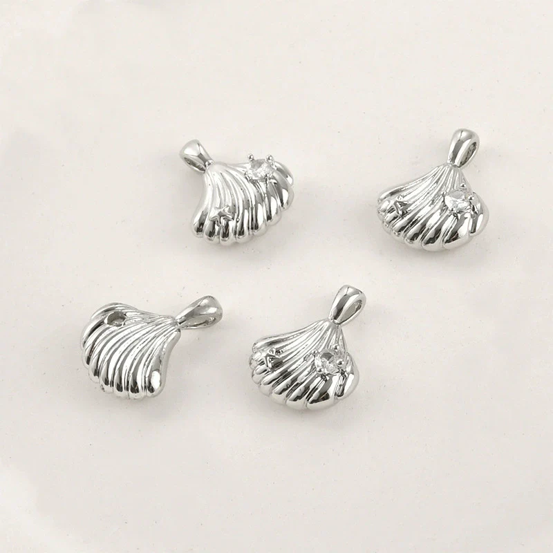 Copper Fishtail Conch Shell Pendant Electroplated Jewelry Accessories For Diy Bracelet Necklace Earring - Image 13