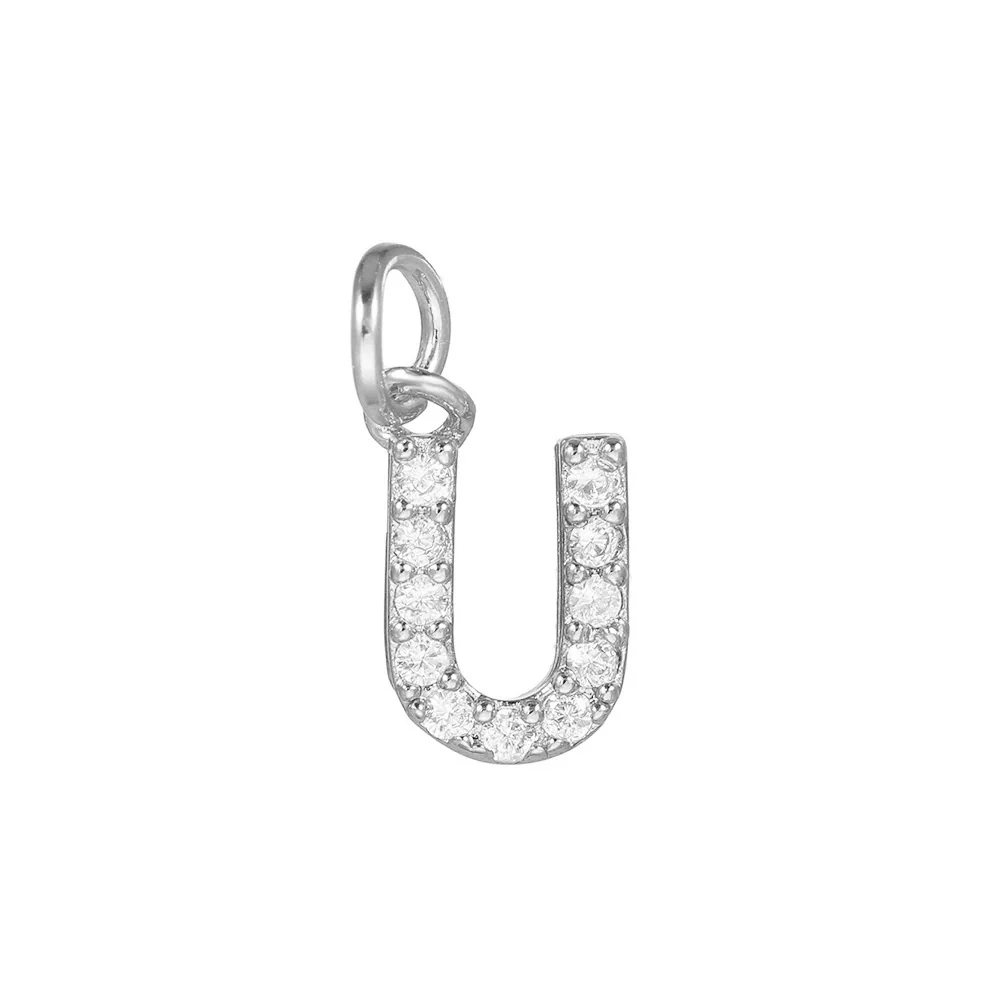 Copper Handmade Jewelry Accessories With Microinlaid Zircon And English Letters Electroplated - Image 26