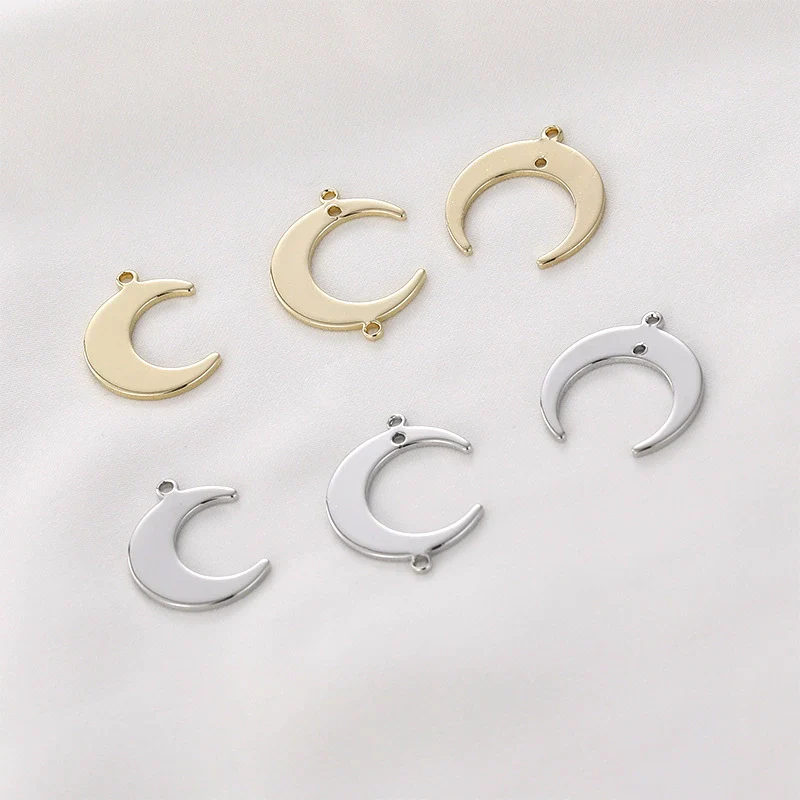 Copper Jewelry Accessories With Electroplated Gold And Moon Design - Image 3