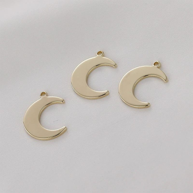 Copper Jewelry Accessories With Electroplated Gold And Moon Design - Image 6