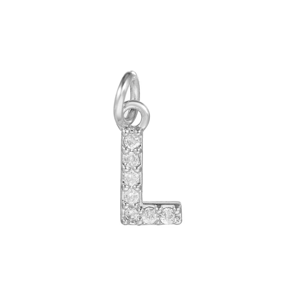 Copper Jewelry Accessories With Goldplated Electroplating Micro Inlaid Zircon And Letter Design - Image 43