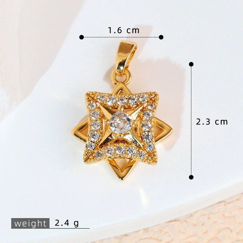 Copper Rotatable Sunflower And Leaf Style Pendant Necklace And Earrings Accessories With Electroplating - Image 18