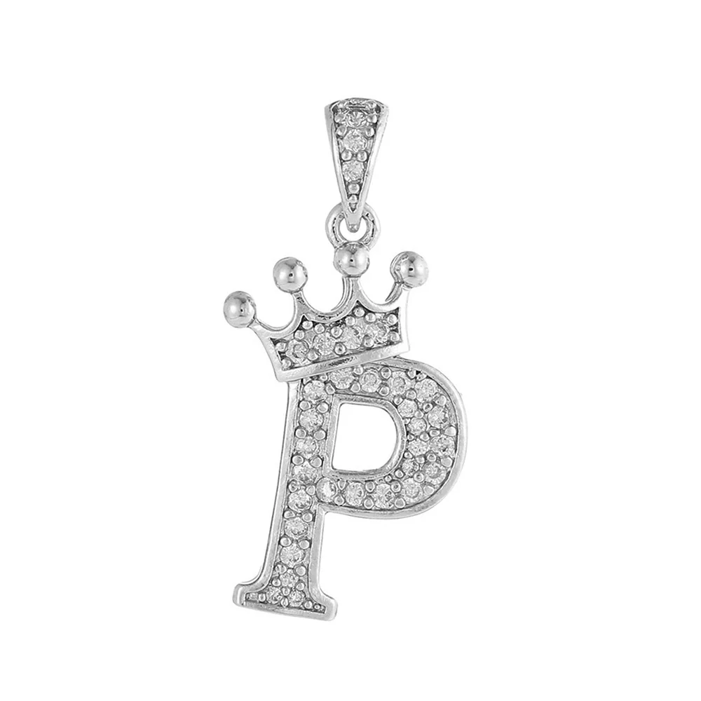 Copper Silver Plated Handmade Diy Pendant Accessories Set With Zircon And Letter Design For Necklace And Bracelet - Image 21