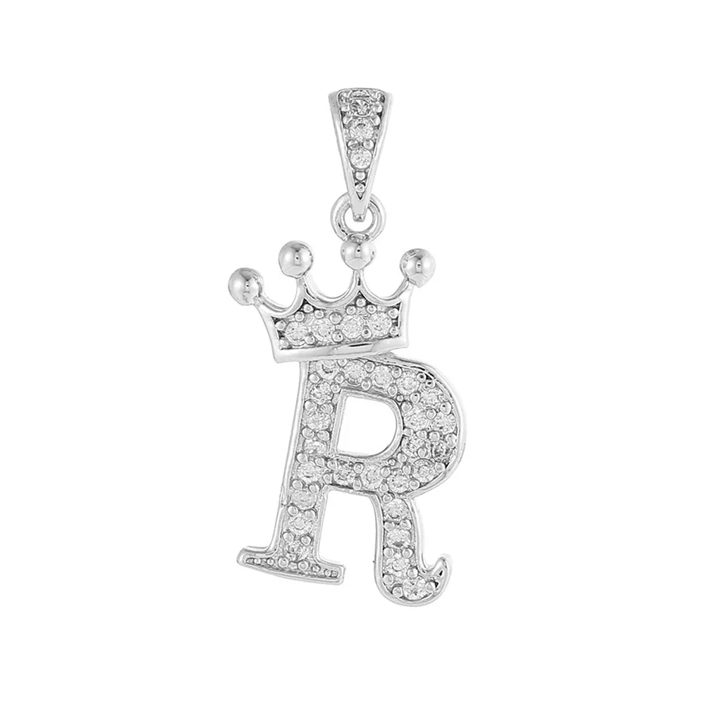 Copper Silver Plated Handmade Diy Pendant Accessories Set With Zircon And Letter Design For Necklace And Bracelet - Image 23