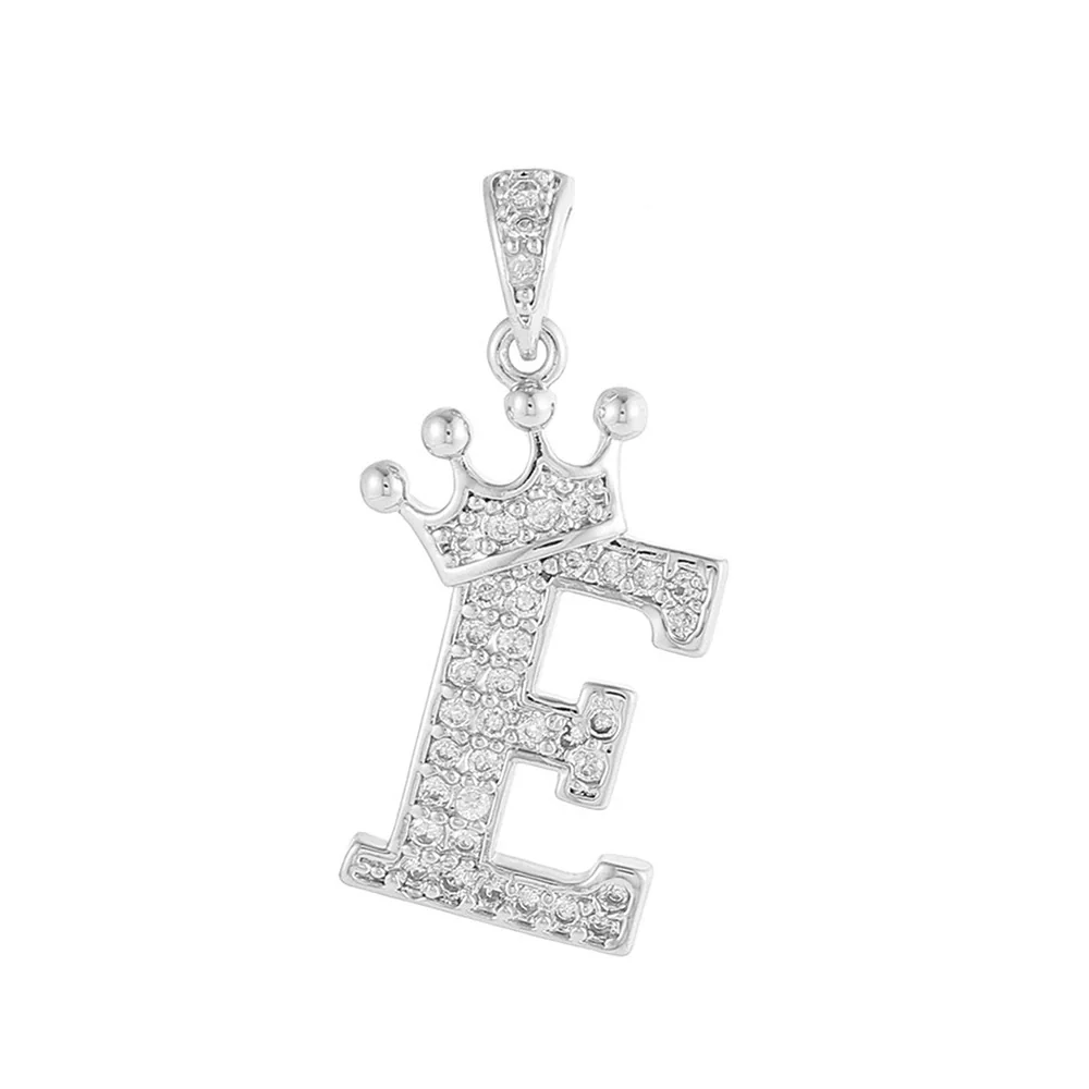 Copper Silver Plated Handmade Diy Pendant Accessories Set With Zircon And Letter Design For Necklace And Bracelet - Image 3