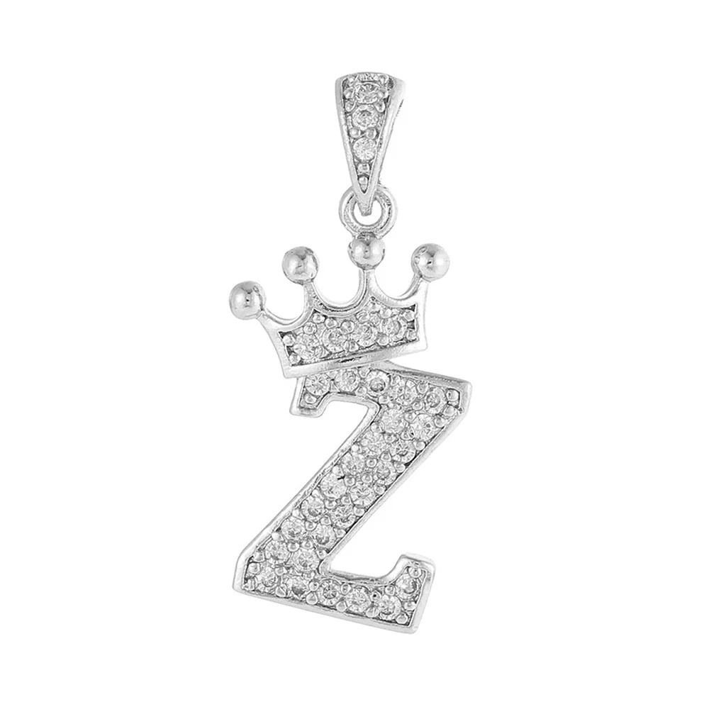 Copper Silver Plated Handmade Diy Pendant Accessories Set With Zircon And Letter Design For Necklace And Bracelet - Image 31