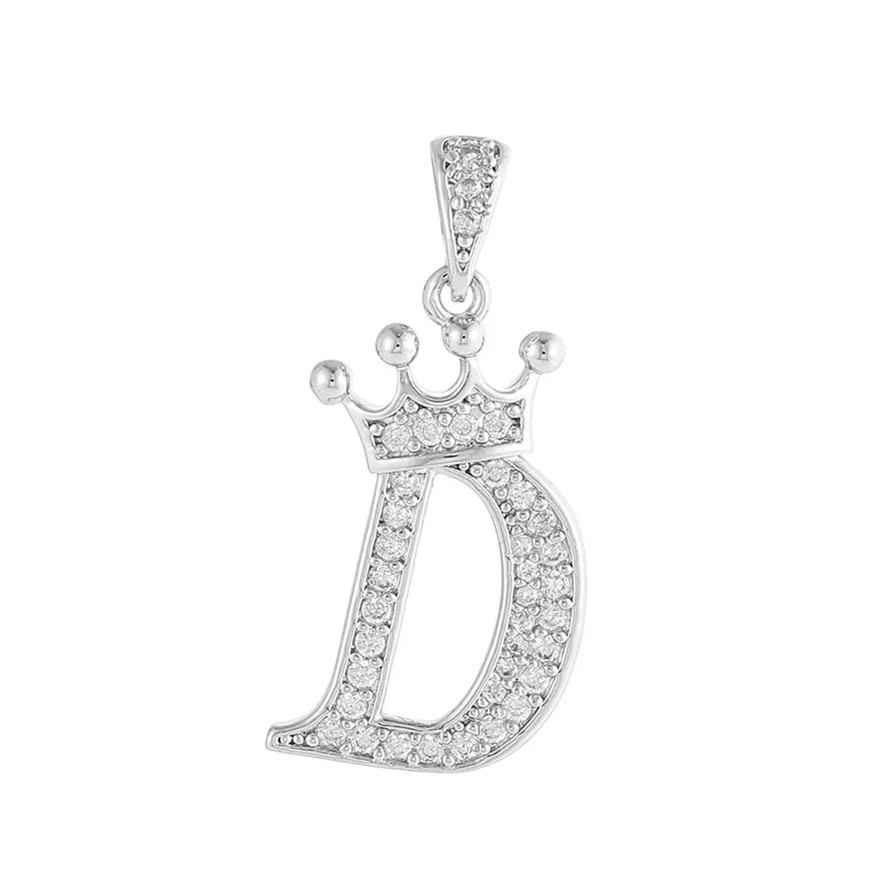 Copper Silver Plated Handmade Diy Pendant Accessories Set With Zircon And Letter Design For Necklace And Bracelet - Image 9