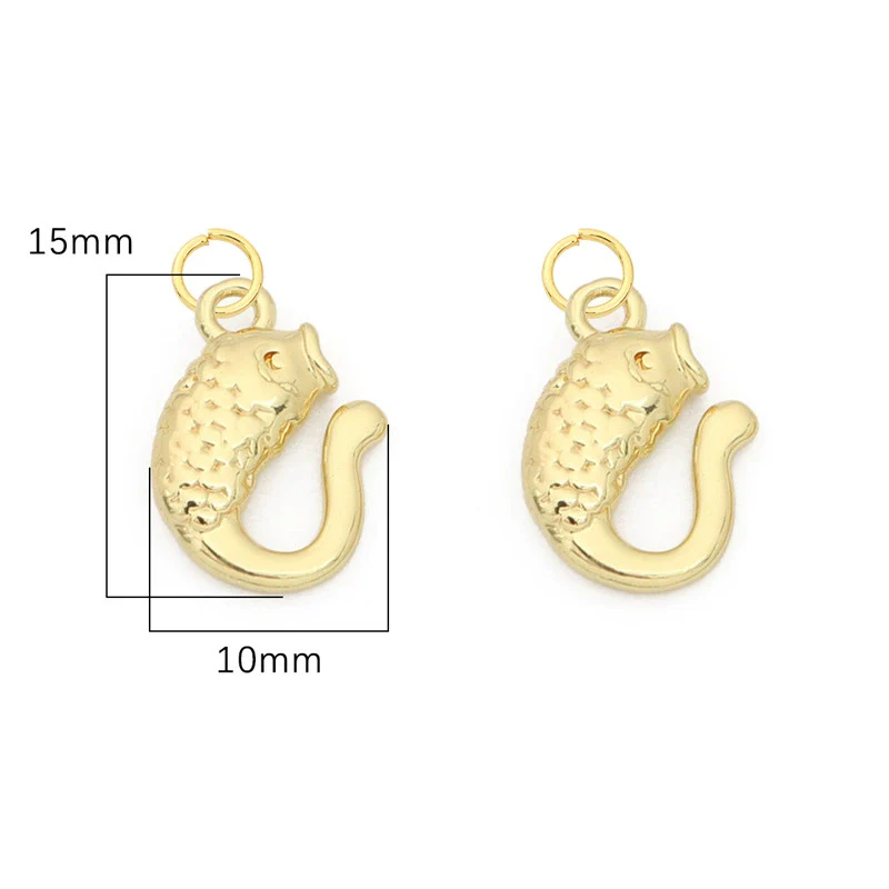 Copper Stone Small Pendant Jewelry Material For Diy Bracelet Necklace Handmade - Image 18