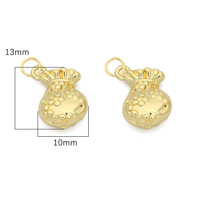 Copper Stone Small Pendant Jewelry Material For Diy Bracelet Necklace Handmade - Image 19