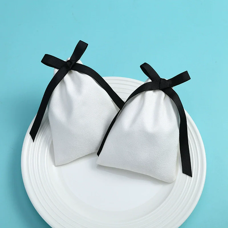 Cotton Drawstring Storage Bag For Jewelry Packaging