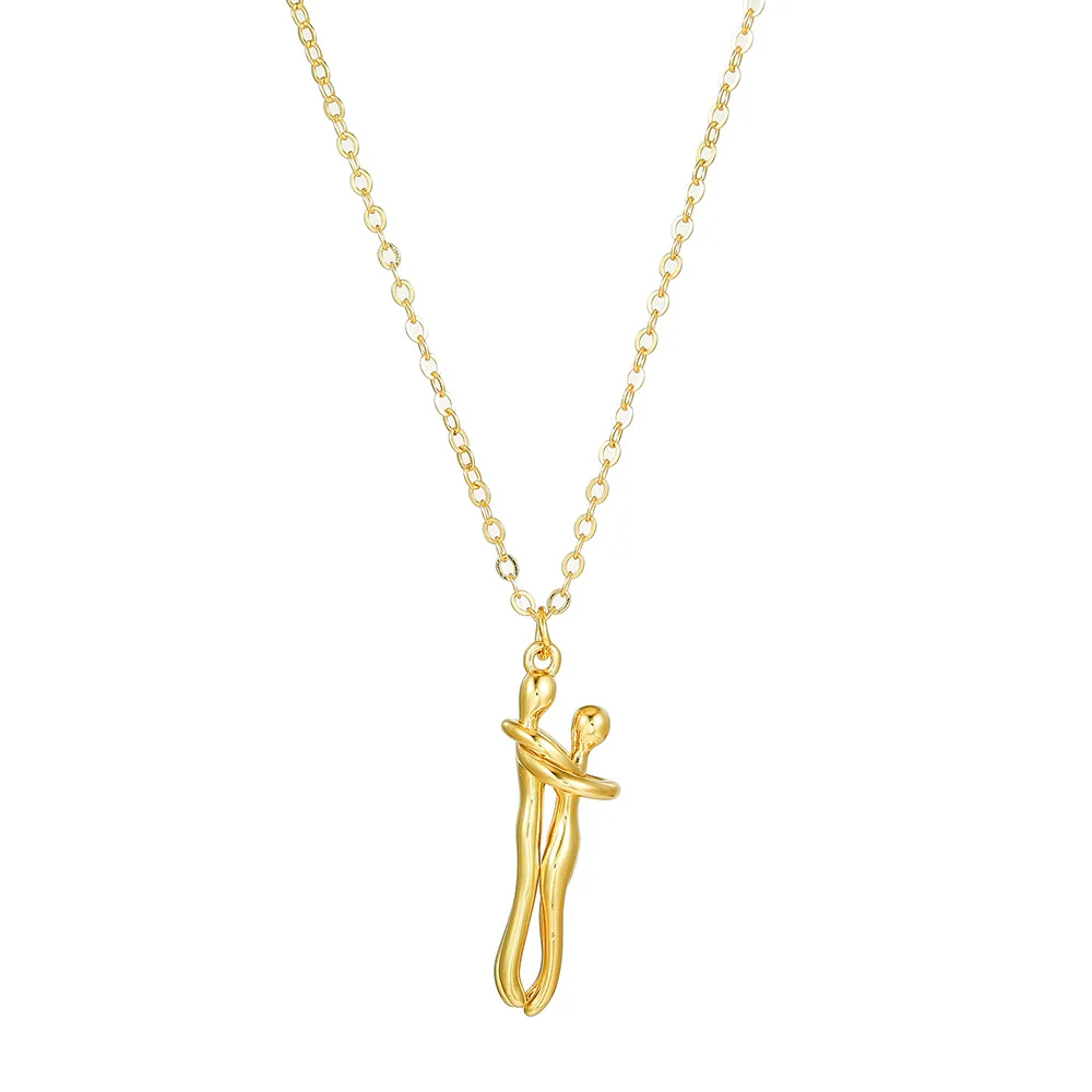 Couple Jewelry Copper Handmade O Word Chain Pendant Necklace - Image 7