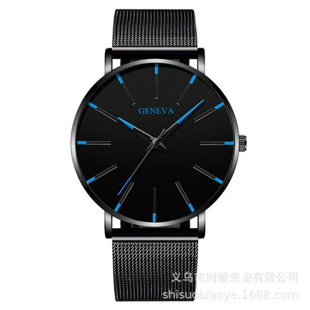 Couple Mesh Belt Quartz Watch Alloy Case Stainless Steel Strap And Buckle Round Dial Leisure Style - Image 14