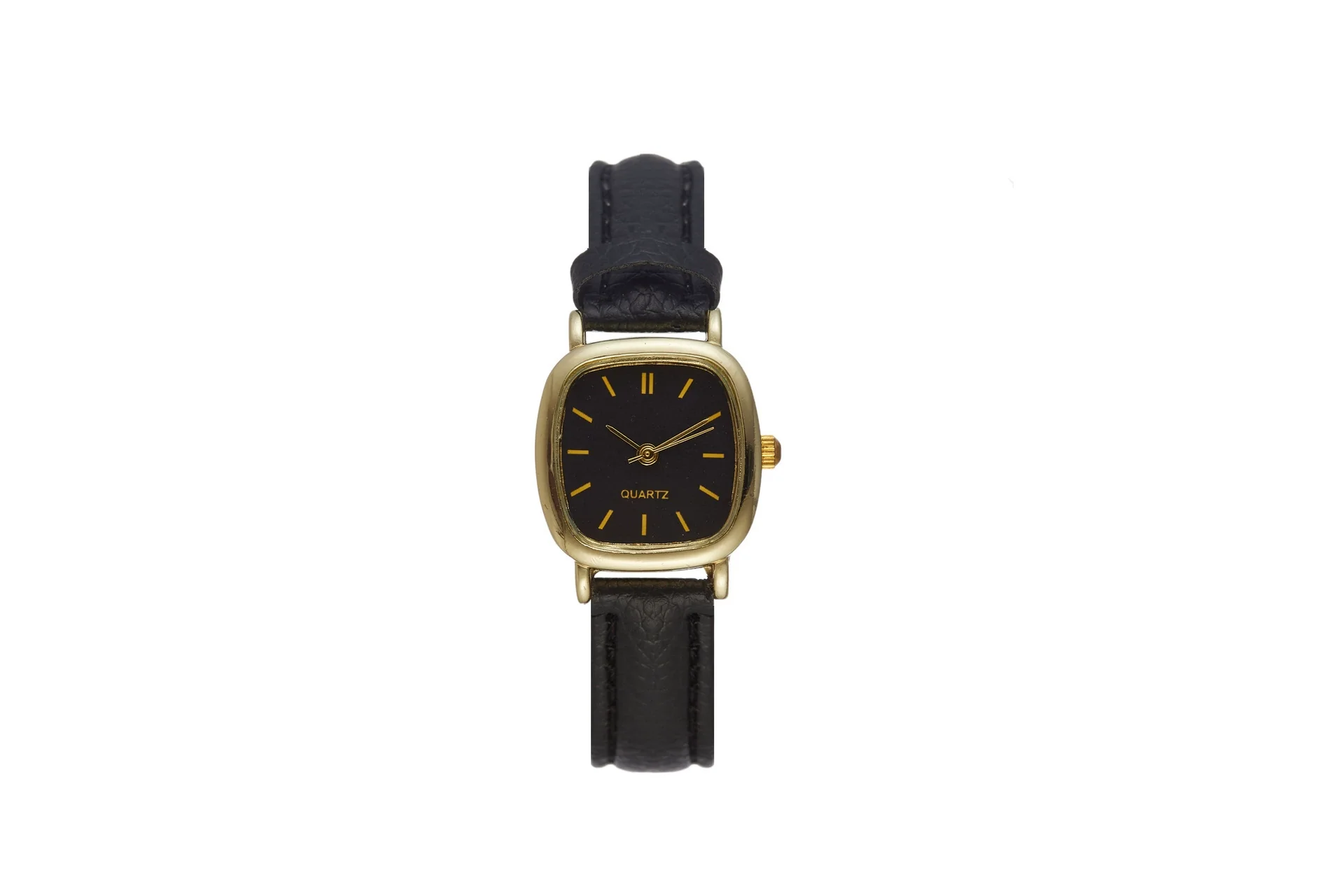 Couple Quartz Belt Watch Alloy Case Imitation Leather Strap Square Dial - Image 9