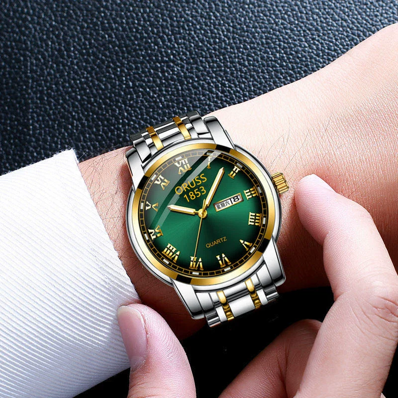 Couple's Leisure Quartz Watch With Alloy Case And Stainless Steel Strap - Image 13