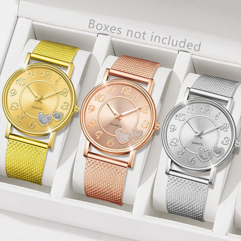 Couple's Leisure Style Alloy Watch With Round Dial - Image 17