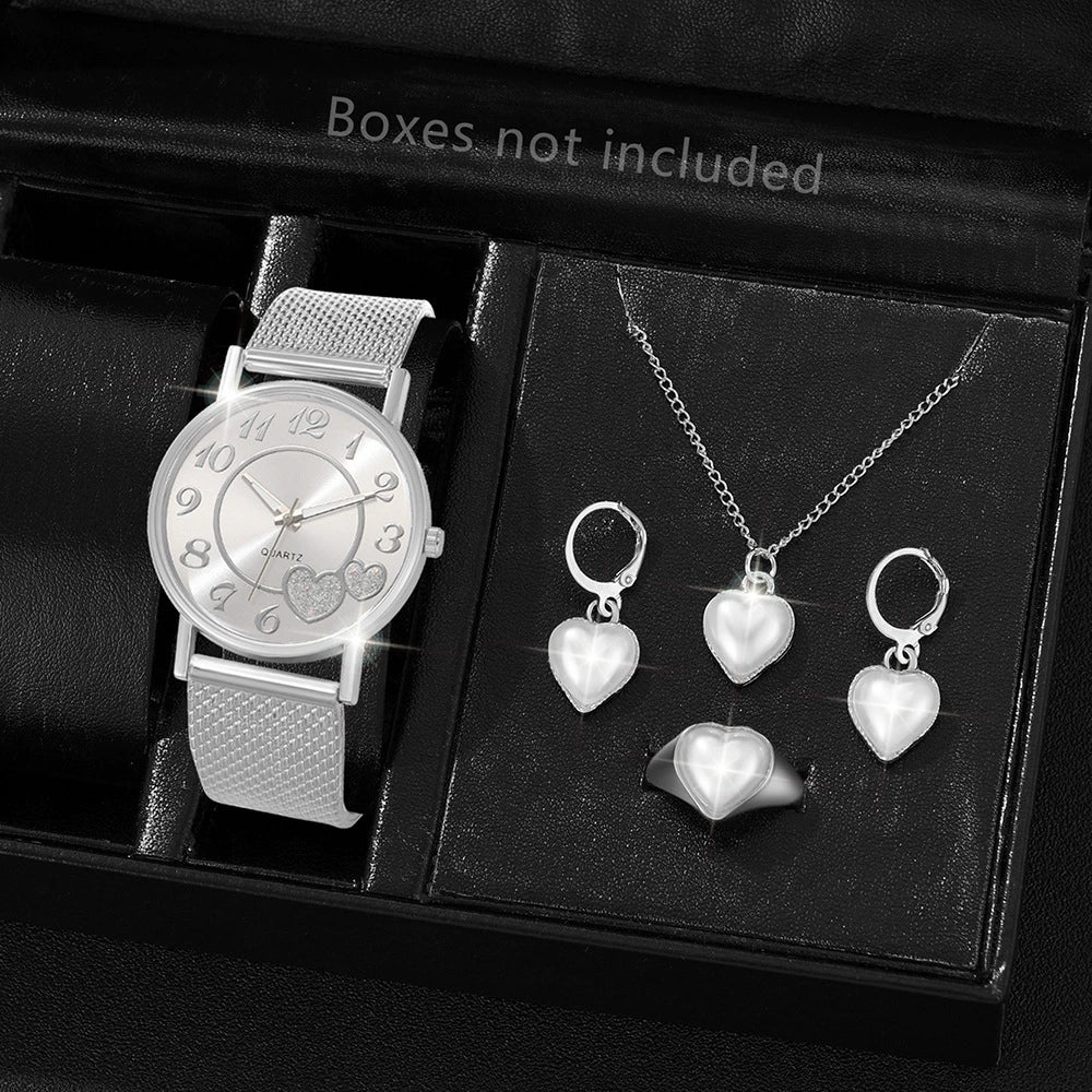 Couple's Leisure Style Alloy Watch With Round Dial - Image 46