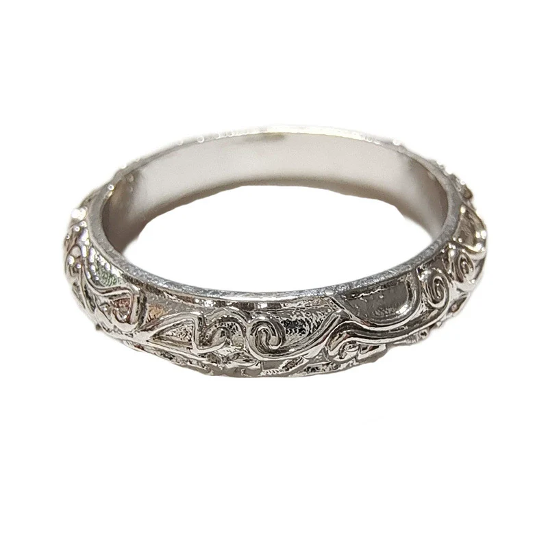 Couple's Ring Zinc Alloy Constellation Pattern Retro Fashion Electroplating - Image 5