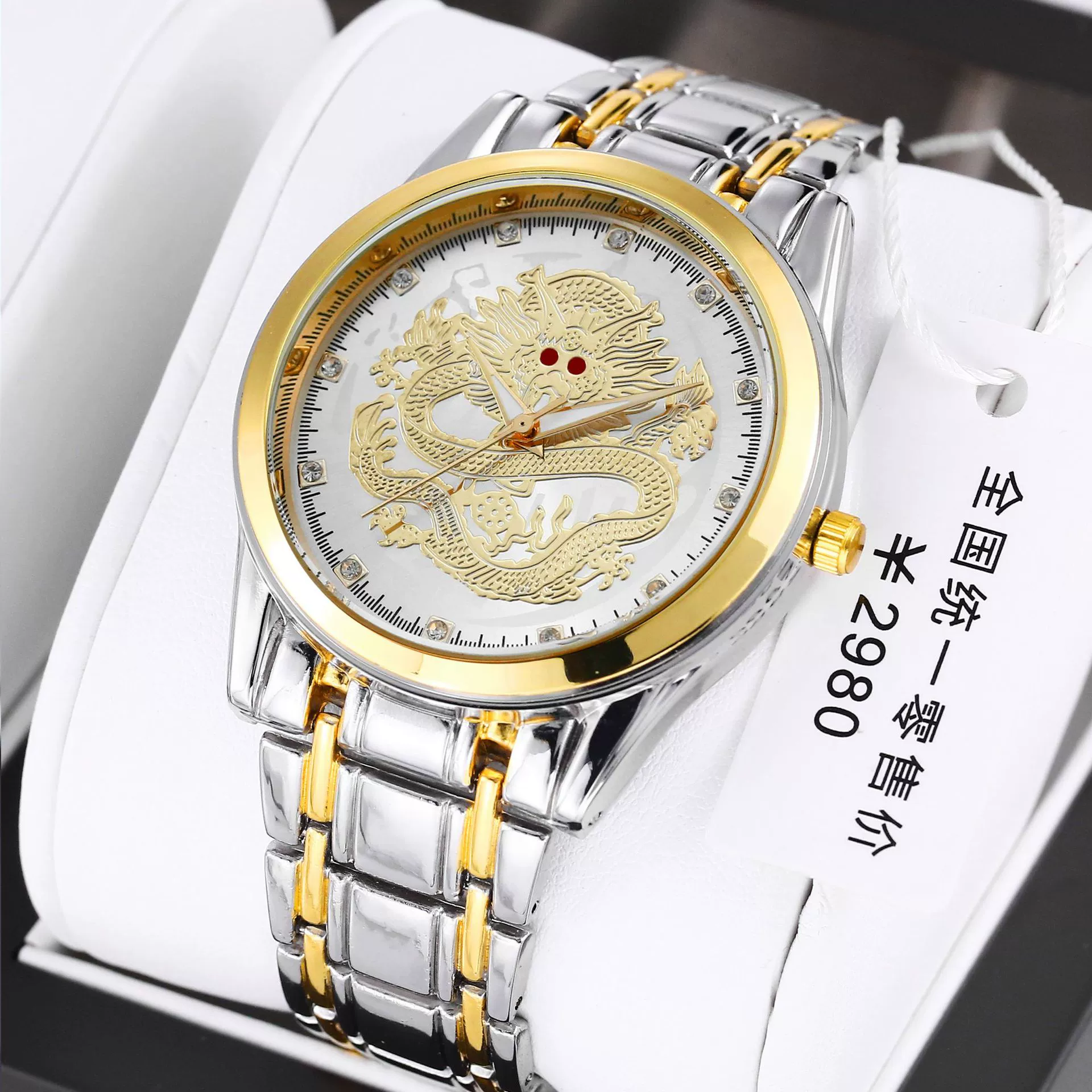 Couple's Stainless Steel And Alloy Watch Automatic Movement Luminous Waterproof Calendar Mechanical Rectangle Business Style - Image 3