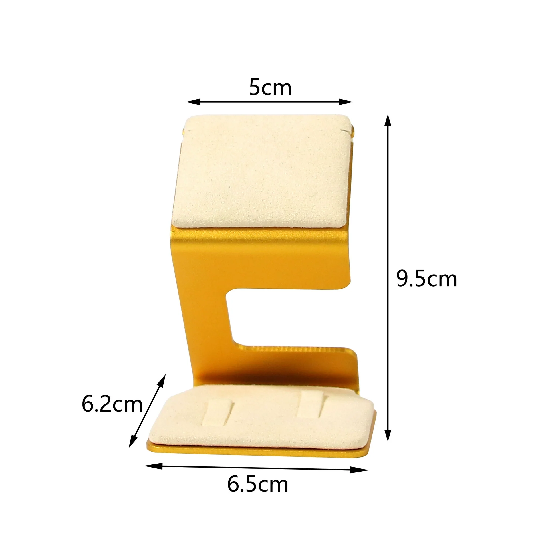 Creative Metal And Suede Jewelry Rack Highend Splicing Style For Ring Necklace Bracelet Pendant - Image 18