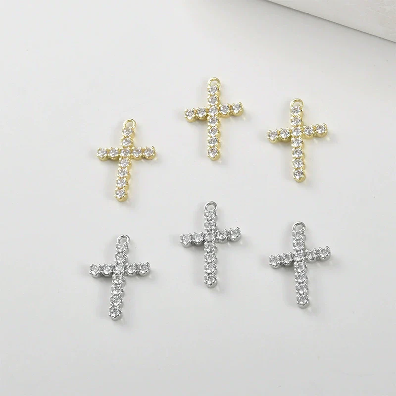 Cross Pendant Jewelry Accessories Copper Electroplating 14K Goldfilled Colorpreserving - Image 3