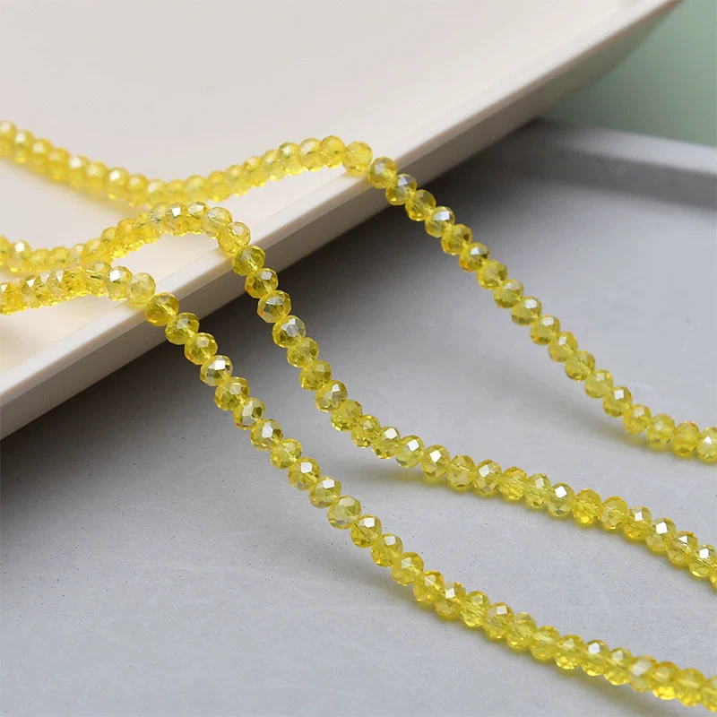 Crystal Glass Round Beads Jewelry Making Material For Bracelet Necklace Earring - Image 13