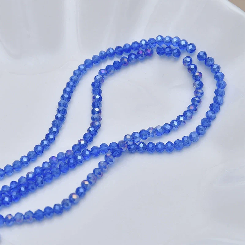 Crystal Glass Round Beads Jewelry Making Material For Bracelet Necklace Earring - Image 14