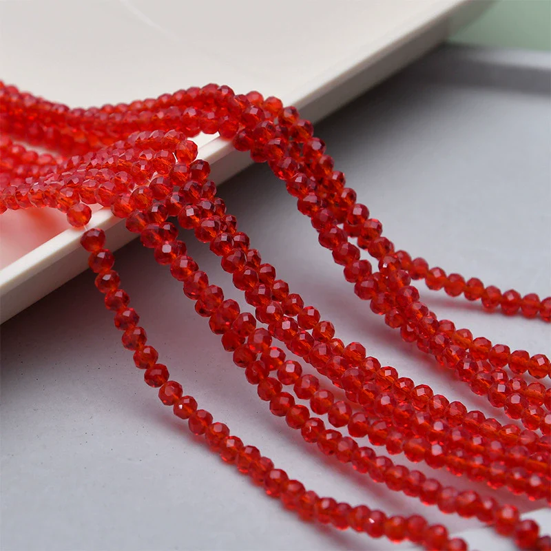 Crystal Glass Round Beads Jewelry Making Material For Bracelet Necklace Earring - Image 15