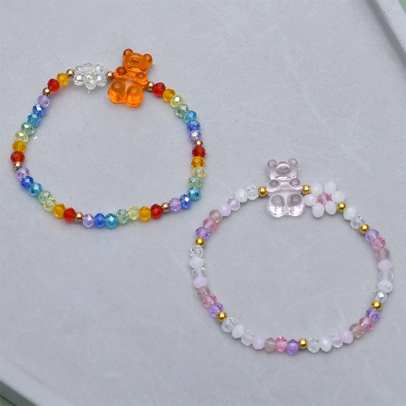 Crystal Glass Round Beads Jewelry Making Material For Bracelet Necklace Earring - Image 2