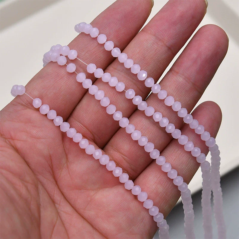 Crystal Glass Round Beads Jewelry Making Material For Bracelet Necklace Earring - Image 7