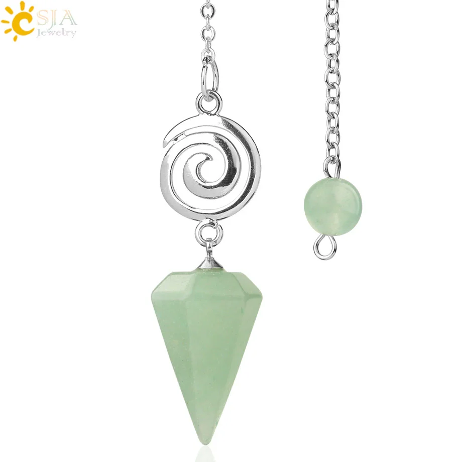 Crystal Quartz Pendulum For Prospecting And Healing With Electroplating Process - Image 16