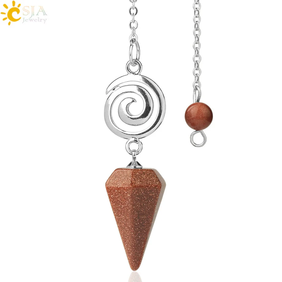 Crystal Quartz Pendulum For Prospecting And Healing With Electroplating Process - Image 19