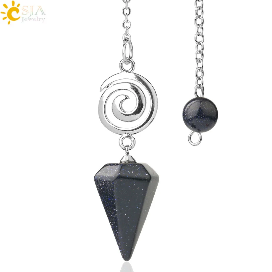 Crystal Quartz Pendulum For Prospecting And Healing With Electroplating Process - Image 21