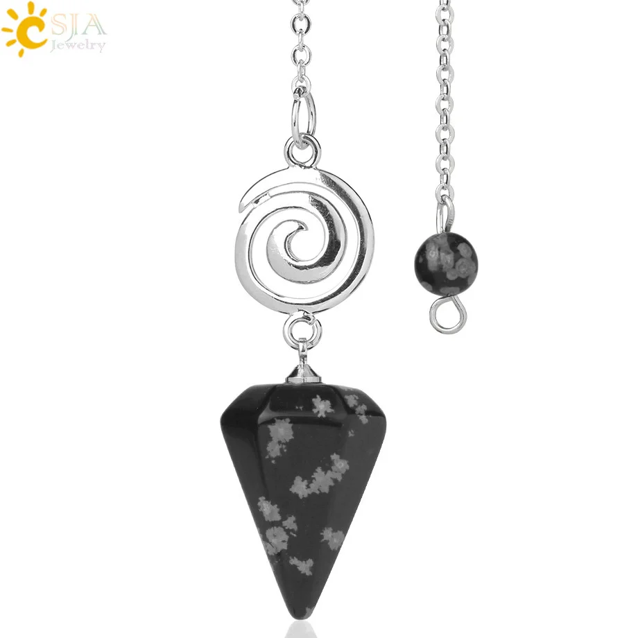 Crystal Quartz Pendulum For Prospecting And Healing With Electroplating Process - Image 9