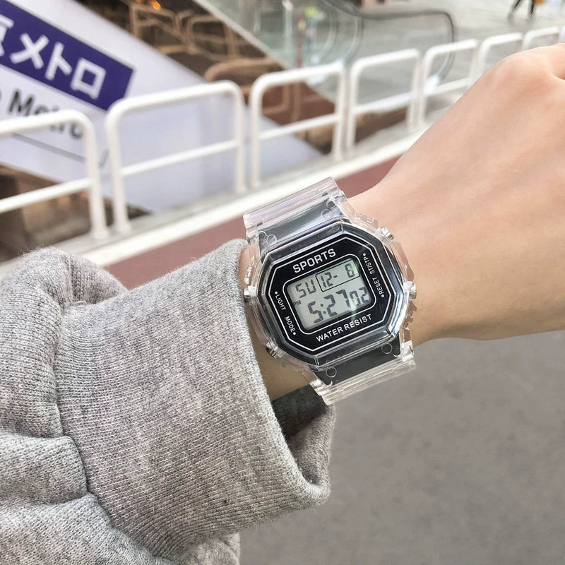 Digital Watch Plastic And Silicone Unicorn Luminous Square For Kids And Girls - Image 6