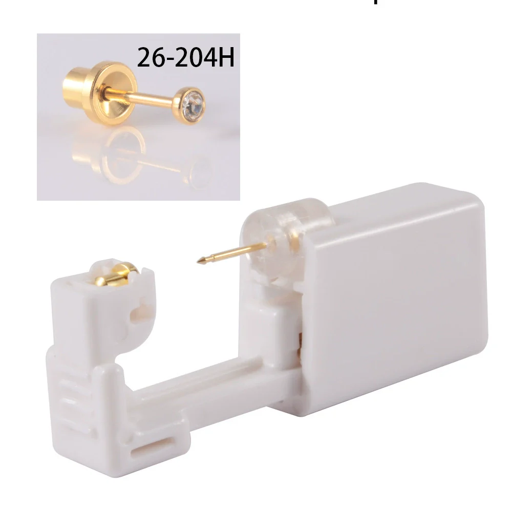 Disposable Ear Piercing Device 316L Stainless Steel Semicircle Diamond Low Pain Puncture Tool - Image 7
