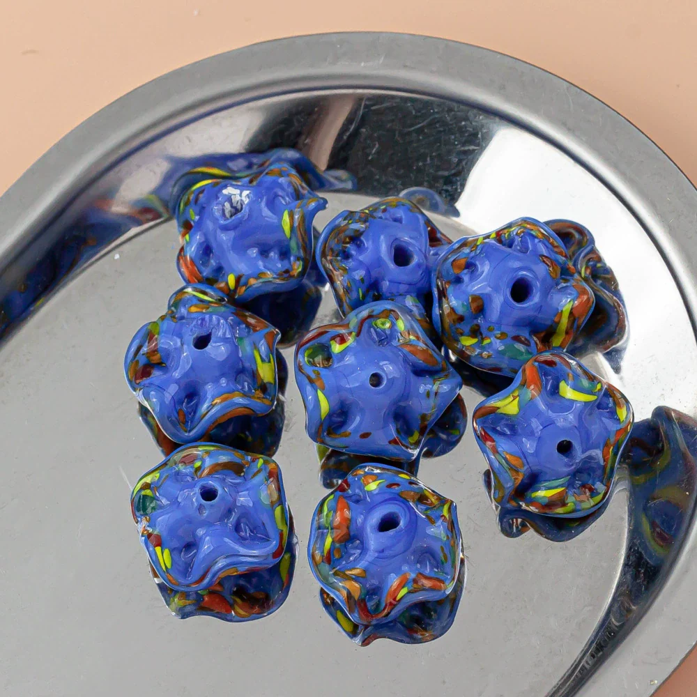 Diy Beaded Bracelet Jewelry Accessories Glass Glazed Lampwork Lantern Wave Ufo Skirt Girl Beads - Image 12