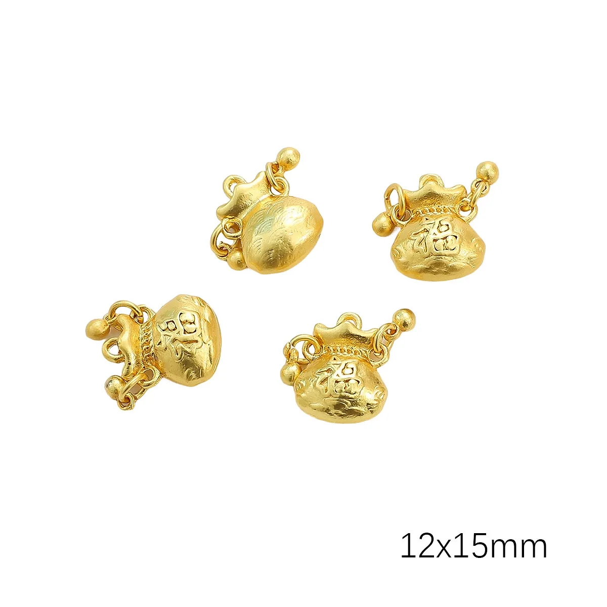Diy Handmade Peanut Pendant Bracelet Necklace Loose Beads Accessories With Sand Gold Drop Oil Inlaid Glass Copper Material - Image 28