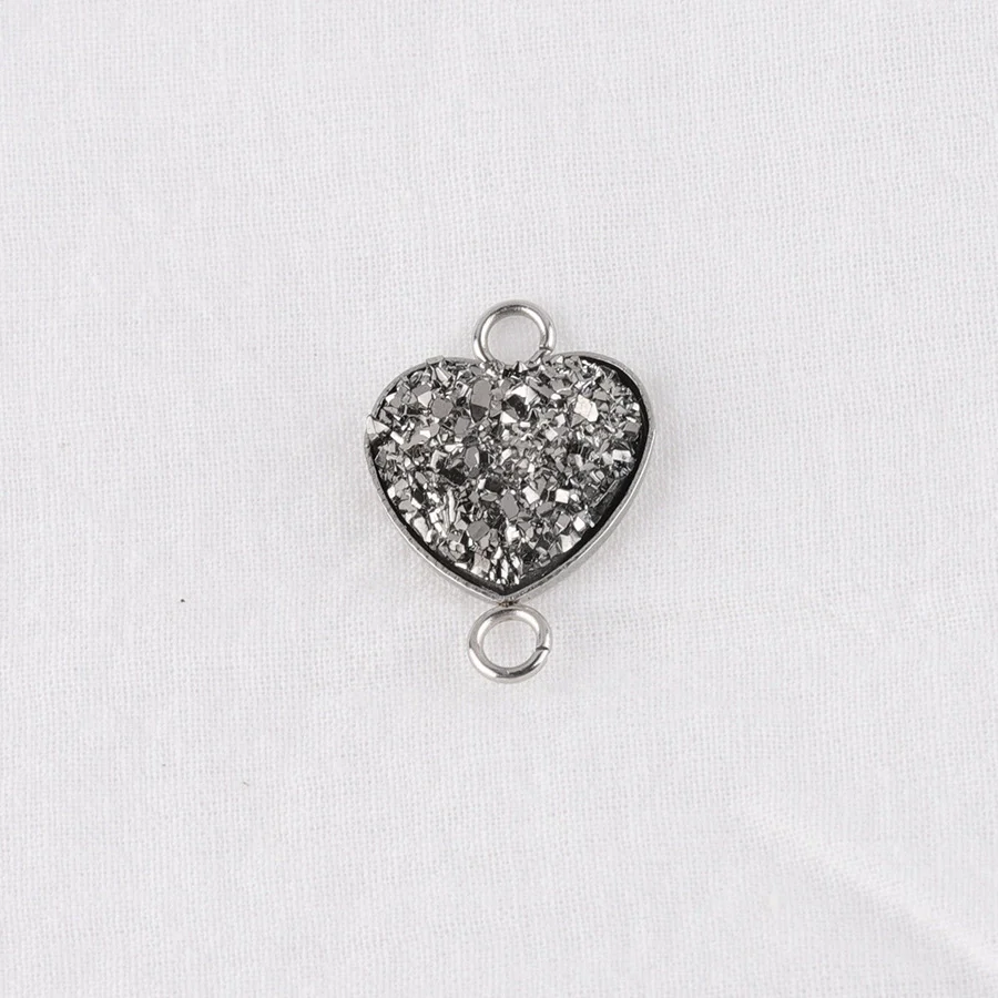 Diy Jewelry Accessories Peach Heart Love Shape Stainless Steel Pendant - Image 11