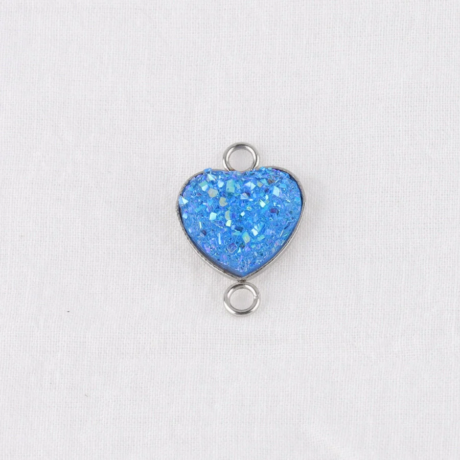 Diy Jewelry Accessories Peach Heart Love Shape Stainless Steel Pendant - Image 12