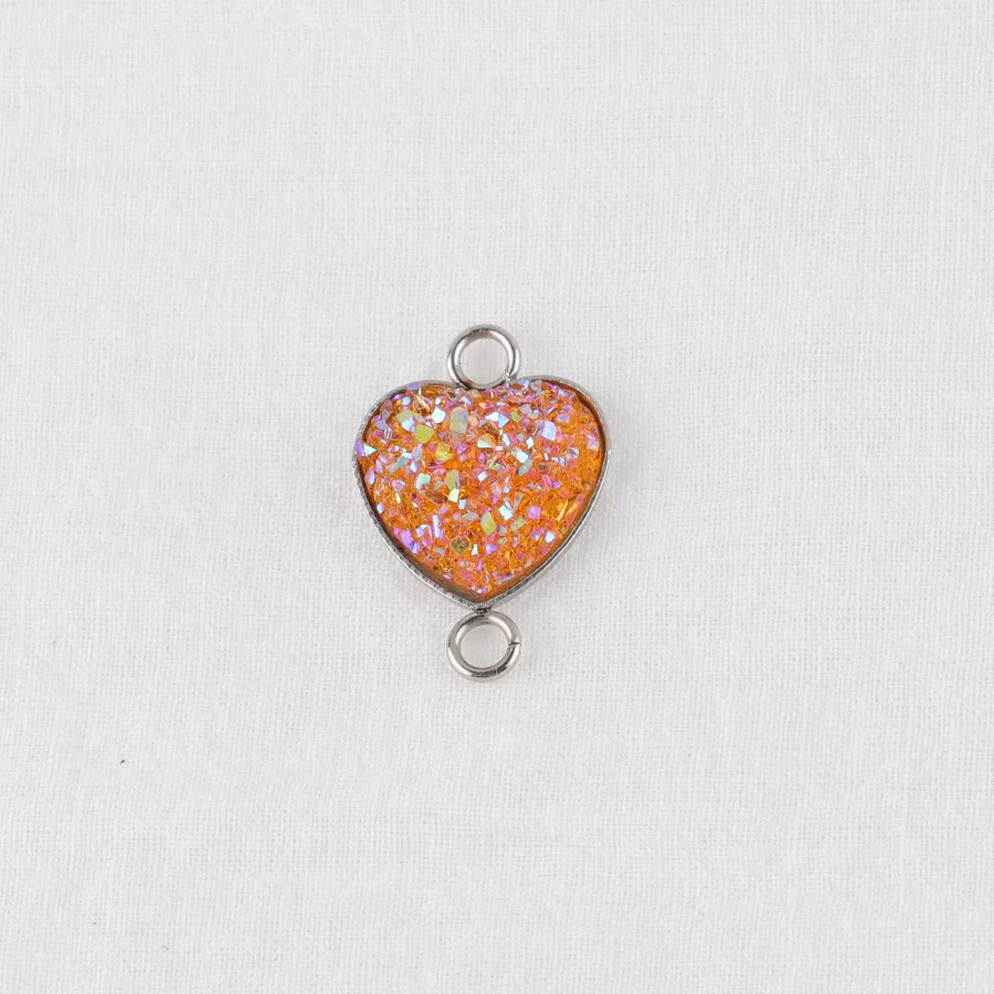 Diy Jewelry Accessories Peach Heart Love Shape Stainless Steel Pendant - Image 15