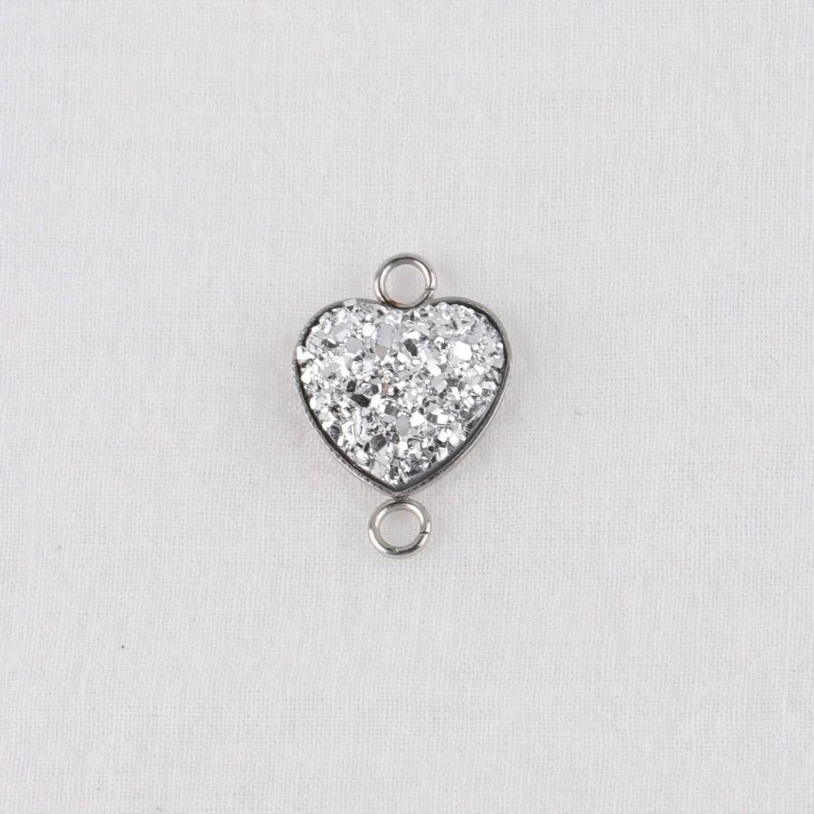 Diy Jewelry Accessories Peach Heart Love Shape Stainless Steel Pendant - Image 18