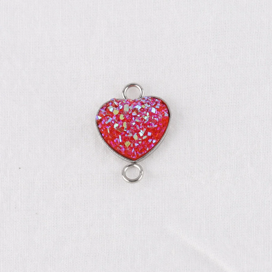 Diy Jewelry Accessories Peach Heart Love Shape Stainless Steel Pendant - Image 9