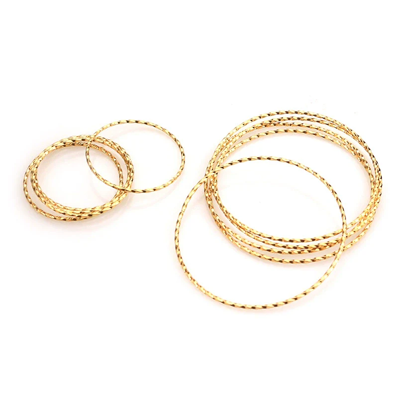 Diy Jewelry Accessories Stainless Steel Circle Pendant With Spiral And Totem Pattern Integrated Non Welding Ring Electroplated